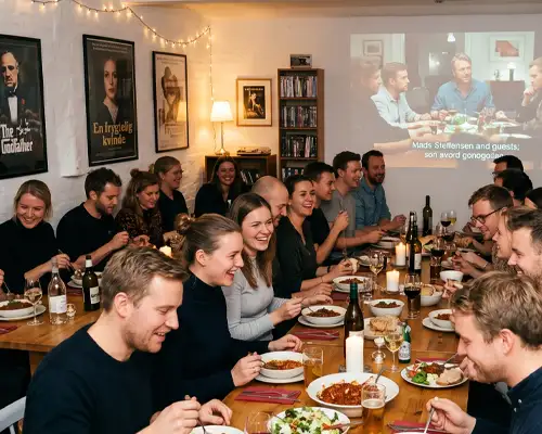 Film og Madklub i Odense i kælderen på Bredstedgade
