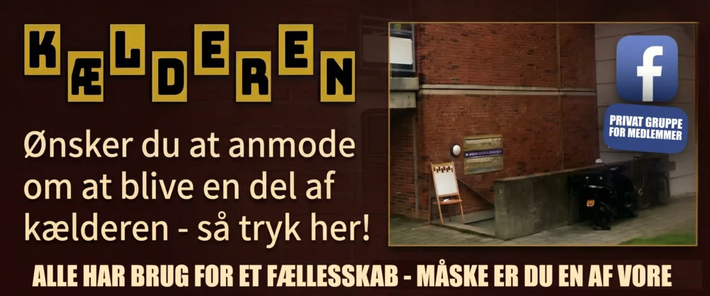 Anmod om at blive en del af kælderen på bredstedstedgade 100 i Odense her
