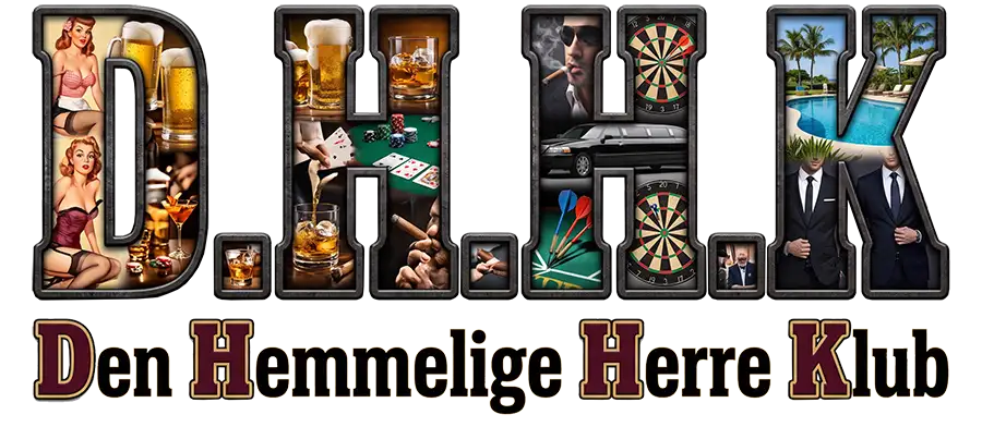 Herreklub i Odense - D.H.H.K står for Den Hemmelige Herre Klub