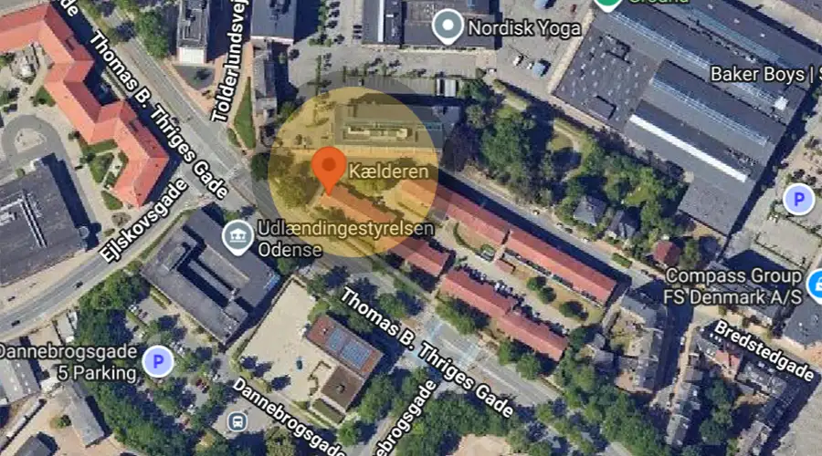 Her ligger kælderen i Bredstedgade i Odense