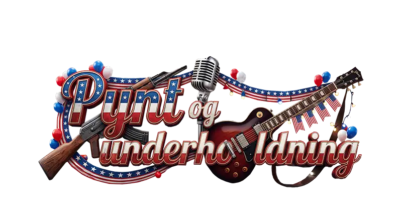 Pynt og underholdning til en amerikansk BBQ i Odense