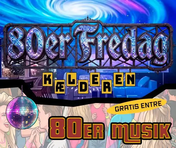 80er fest i Odense i Kælderen på Bredstedgade