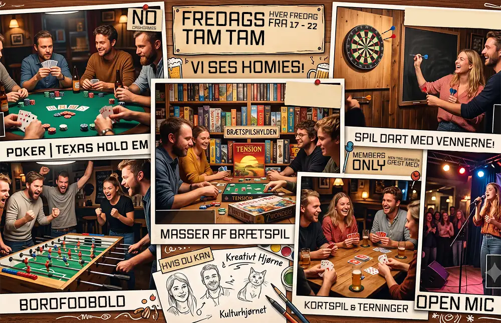 fredagsbar i Odense hver Fredag Fra17.00 - 22.00 (eller længer hvis vi gider)