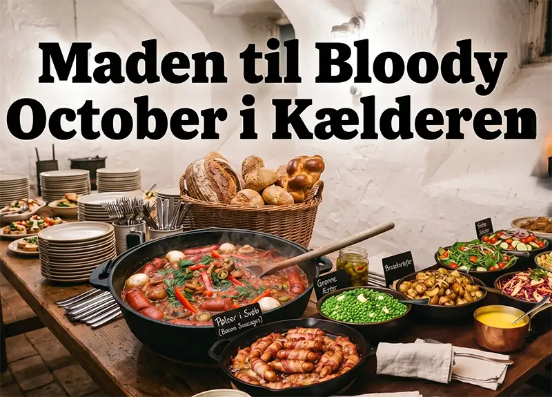 Maden til Bloody October i Odense