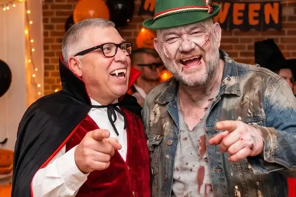 Halloween og Oktoberfest i Odense holdes af værterne Mark & René